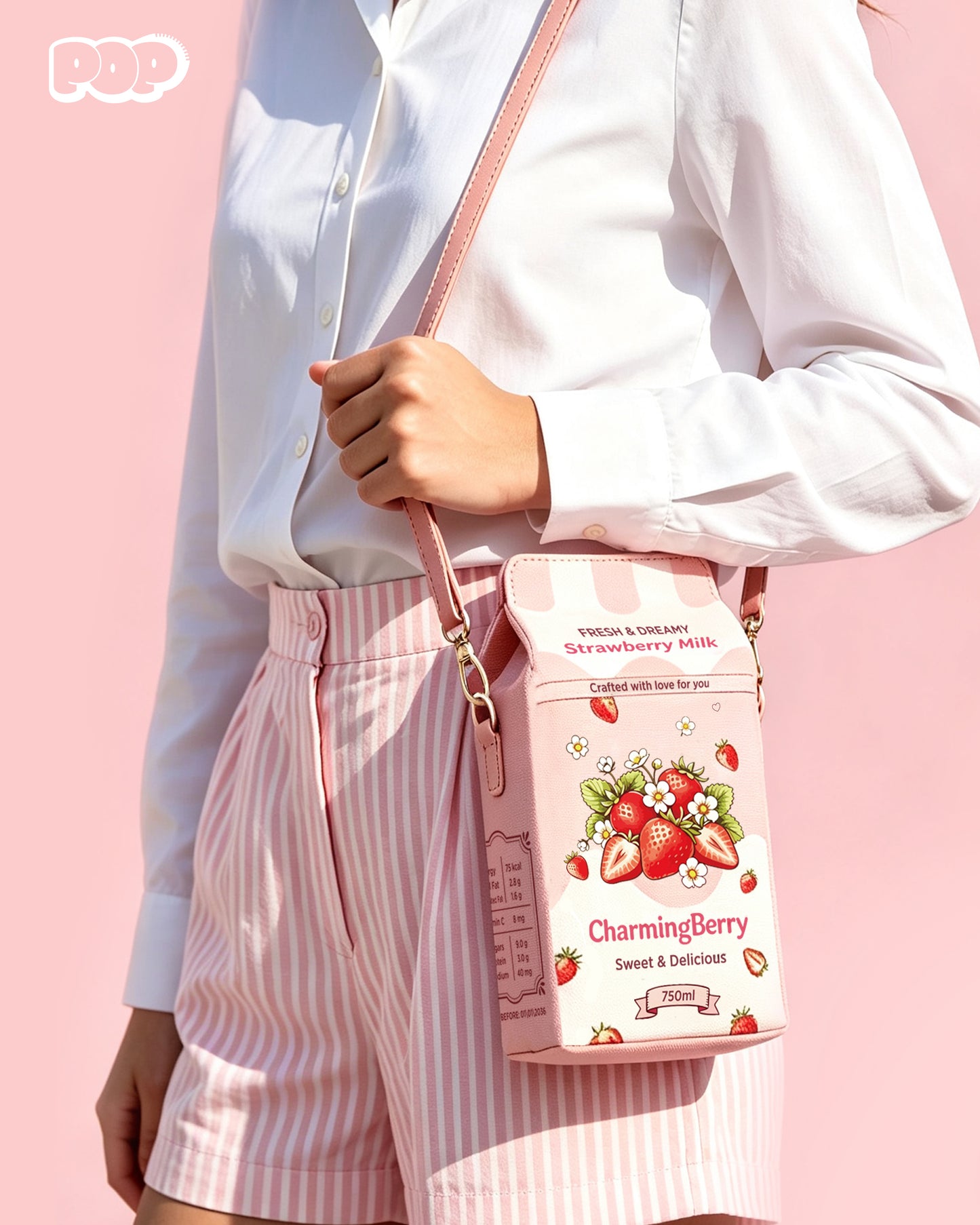 [Pre-order Nov.2026 arrival] Milk Box Crossbody Bag (4 styles)