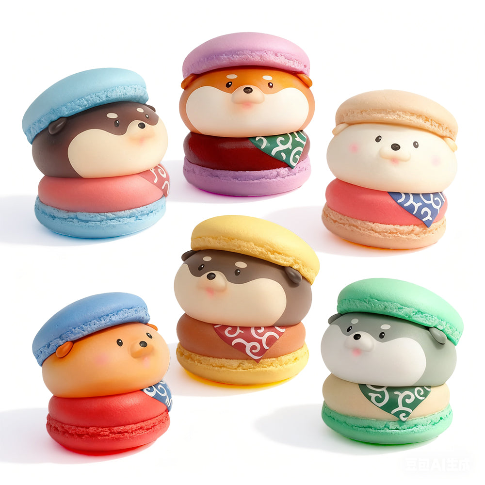 Shiba Macarons Blind Box(6pcs/set)