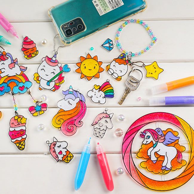 Sparkly Ornament Suncatcher