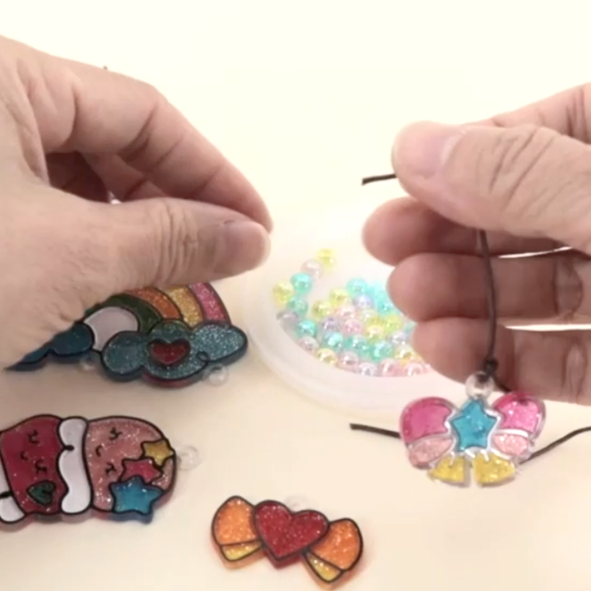 Sparkly Ornament Suncatcher