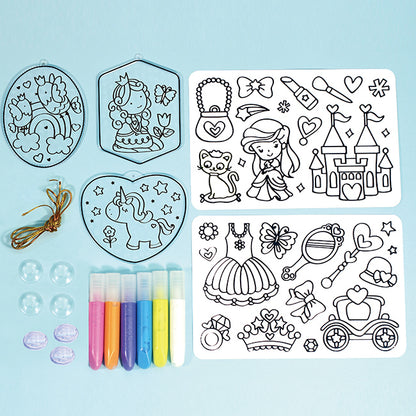 Lovely princess window art