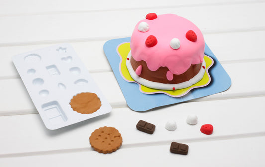 Cup cake set-Super Clay