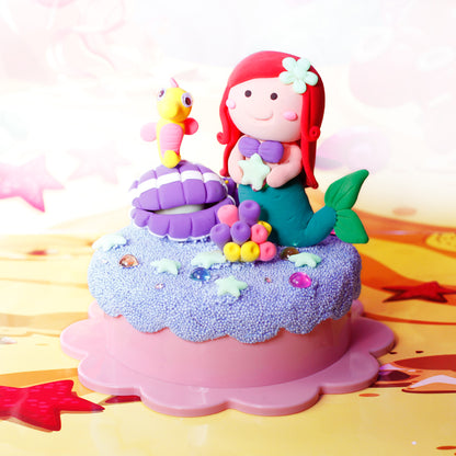 Glow in the Dark Clay-Mermaid