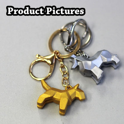 Geometric Dog (Spray Painting) w/paper bag