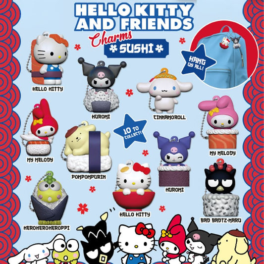 Hello Kitty Sushi Charms in 50mm capsule
